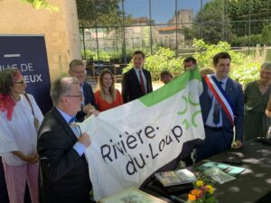 Mario Bastille, Maire de Rivière-du-Loup et Eymeric Lavitola, Maire de Périgueux